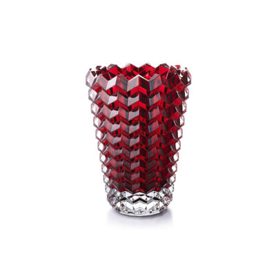 VESSIERE CRISTAUX - CRISTALLERIE BACCARAT - DAUM - LALIQUE - SAINT-LOUIS 24 vase-eye-ii-rouge-Baccarat