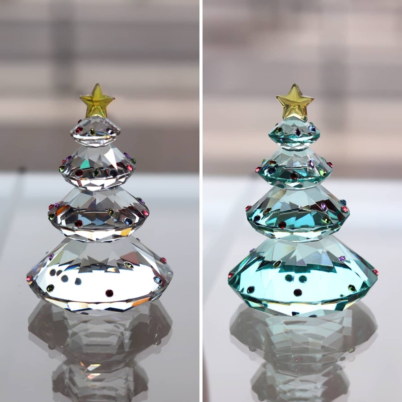 Set of 3 crystal Christmas trees 2025 3 Set of 3 crystal Christmas trees 2025