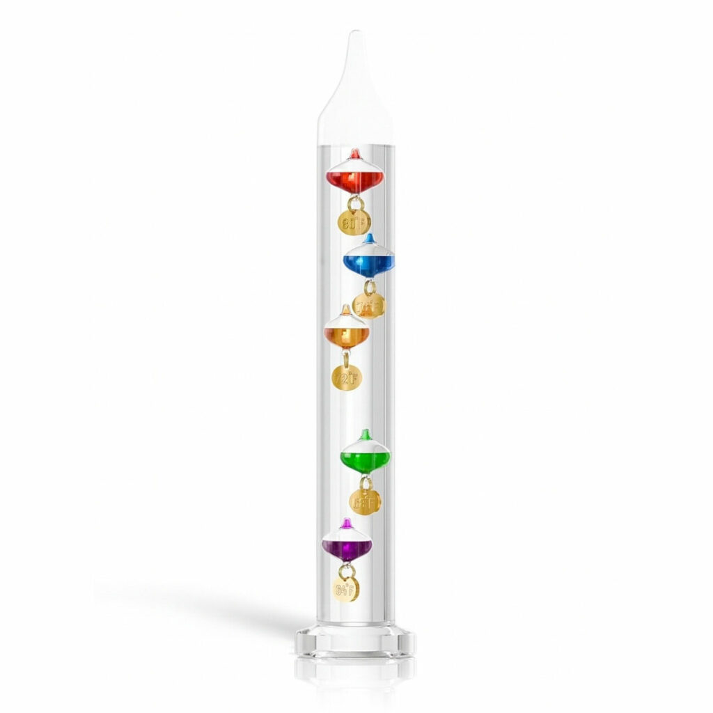 Thermometre-decoratif-de-Galilee-en-verre-vessiere