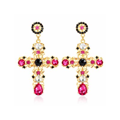 boucles-oreilles-croix-antique