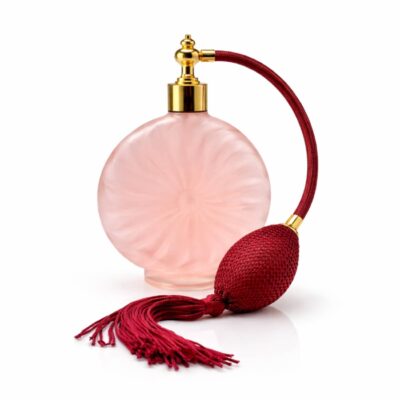 flacon-parfum-cristal-rosace-rose