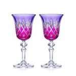 verre-vin-rose-fuchsia-cristal