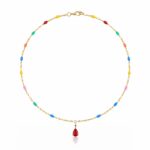 Collier pierre de naissance juillet
