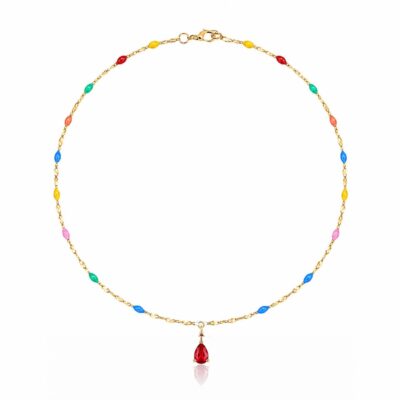 Collier pierre de naissance juillet